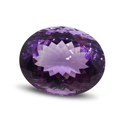 25.91ct Oval Amethyst Gemstone