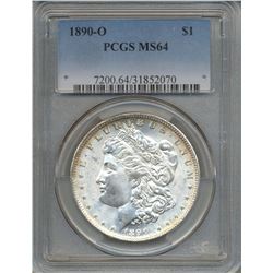 1890-O $1 Morgan Silver Dollar Coin PCGS MS64