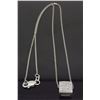 Image 6 : 18KT White Gold 0.50ctw Diamond Pendant with Chain