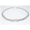 14KT White Gold 4.75ctw Diamond Necklace