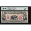 Image 1 : 1901 $10 Bison Legal Tender Note PMG 25