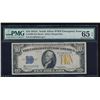 1934A $10 North Africa Silver Certificate PMG 65EPQ