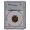 Image 1 : 1867/67 Indian Cent Coin PCGS VG10