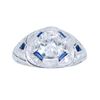 Image 1 : Platinum 1.14ctw Diamond Ring