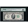 1934 $10 Philadelphia Federal Reserve Note PMG 66EPQ