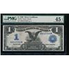 1899 $1 Black Eagle Silver Certificate PMG 45EPQ