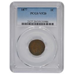 1877 Indian Cent PCGS VF20