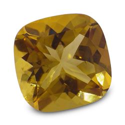 1.91ct Square Cushion Heliodor Gemstone