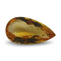 12ct Pear Citrine Gemstone