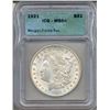 Image 1 : 1921 $1 Morgan Silver Dollar Coin ICG MS64