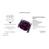 Image 5 : 2.29ct Square Cushion Raspberry Garnet Gemstone