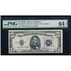 Image 1 : 1934D $5 Silver Certificate Star Note PMG 64PPQ