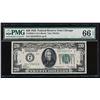 1928 $20 Chicago Federal Reserve Note PMG 66EPQ