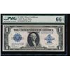 1923 $1 Silver Certificate PMG 66EPQ