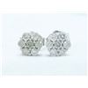10KT White Gold 0.25ctw Diamond Earrings
