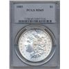 Image 1 : 1885 $1 Morgan Silver Dollar Coin PCGS MS65