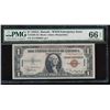 Image 1 : 1935A $1 Hawaii Silver Certificate PMG 66EPQ