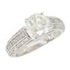 Image 2 : 14KT White Gold 1.46ctw Diamond Ring