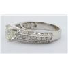 Image 4 : 14KT White Gold 1.46ctw Diamond Ring