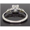 Image 4 : Platinum 0.82ctw Diamond Ring