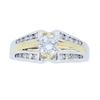 Image 1 : 14K Two Tone Gold 0.65ctw Diamond Ring