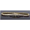 Image 1 : 14KT Yellow Gold 3.50ctw Diamond Tennis Bracelet