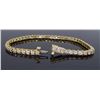 Image 2 : 14KT Yellow Gold 3.50ctw Diamond Tennis Bracelet