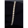 Image 5 : 14KT Yellow Gold 3.50ctw Diamond Tennis Bracelet