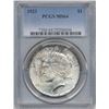 Image 1 : 1923 $1 Peace Silver Dollar Coin PCGS MS64