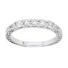 18KT White Gold 0.25ctw Wedding Band