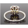 Image 6 : 14KT White Gold 1.47ct Citrine and Diamond Ring