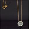 Image 4 : 14KT Rose Gold 1.12ct Diamond Pendant with Chain