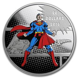 2016 $20 Canada Man of Steel 1 oz Silver Coin