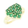 Image 3 : 10KT Yellow Gold 1.25ctw Emerald Ring