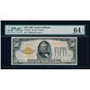 1928 $50 Gold Certificate PMG 64EPQ