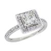 Image 2 : 14KT White Gold 1.01ct Diamond Ring
