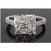 Image 4 : 14KT White Gold 1.01ct Diamond Ring