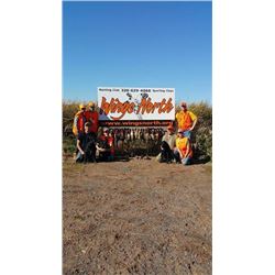 2019-2020 WINGS NORTH FAMILY MEMBERSHIP WITH A 4 PERSON BIRD HUNT