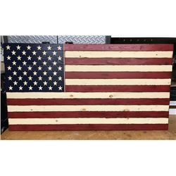 Handcrafted American flag