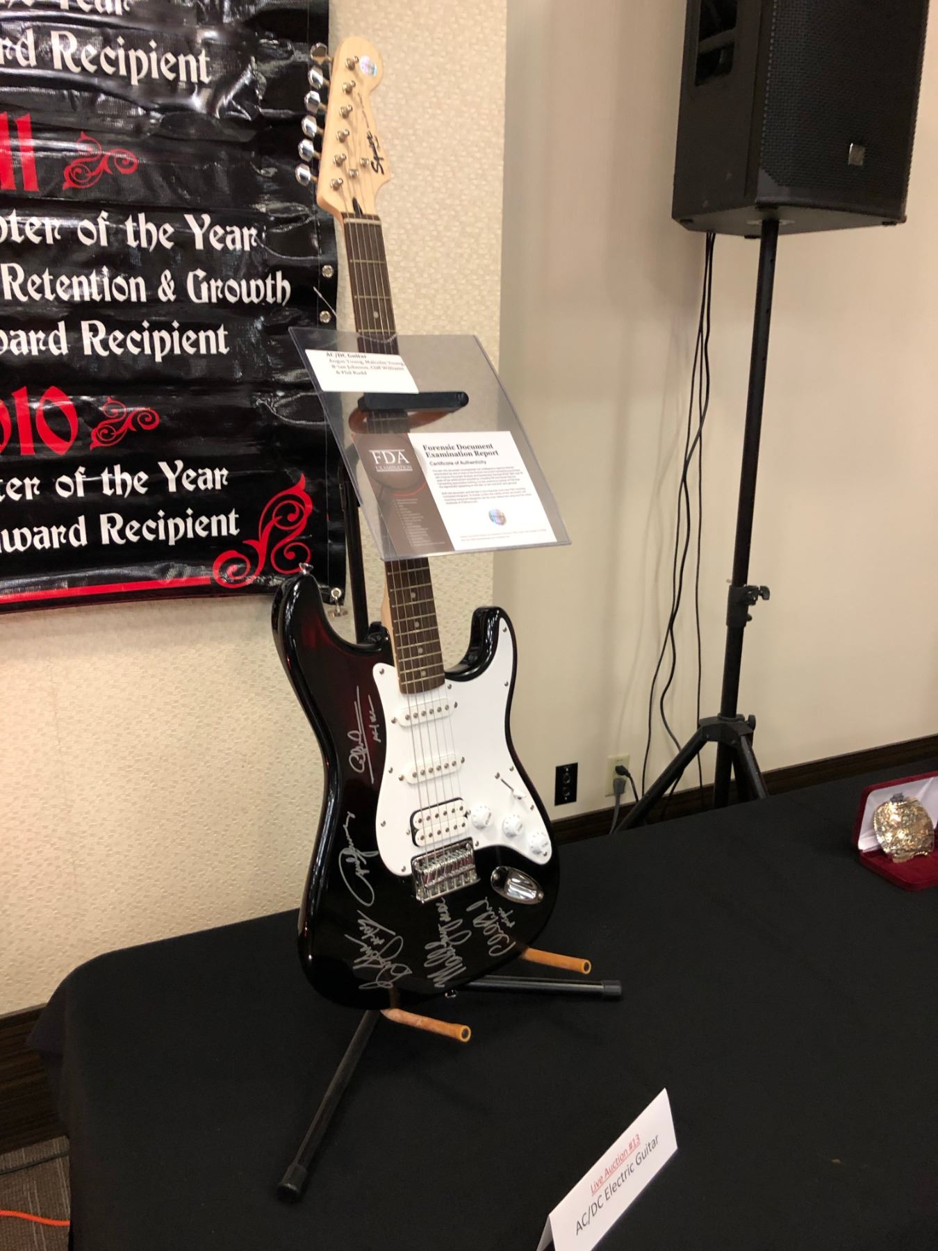 Autographed AC/DC Electric Guitar