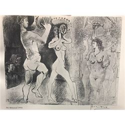 The Rehearsal - Pablo Picasso Lithograph