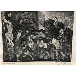 Minotauromachy - Pablo Picasso Lithograph