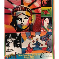 Peter Max"The Creative World Of Peter Max"Hand Signed