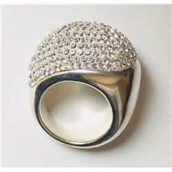 Stunning 18k Big Diamond Ring(cts)