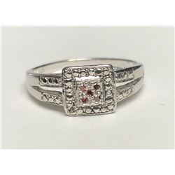 Elegant White Gold Ruby Ring(cts)