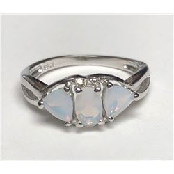 Dazzling Silver Opel Ring(cts)