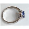 Image 2 : Stunning Saphire Diamond Ring(cts)