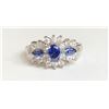 Image 1 : Beautiful Saphire Diamond Ring(cts)