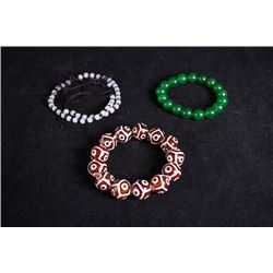 Two bracelets + One bead chain.