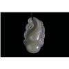 Image 2 : A He Tian Celadon Jade Pebble "gourd" pendant.